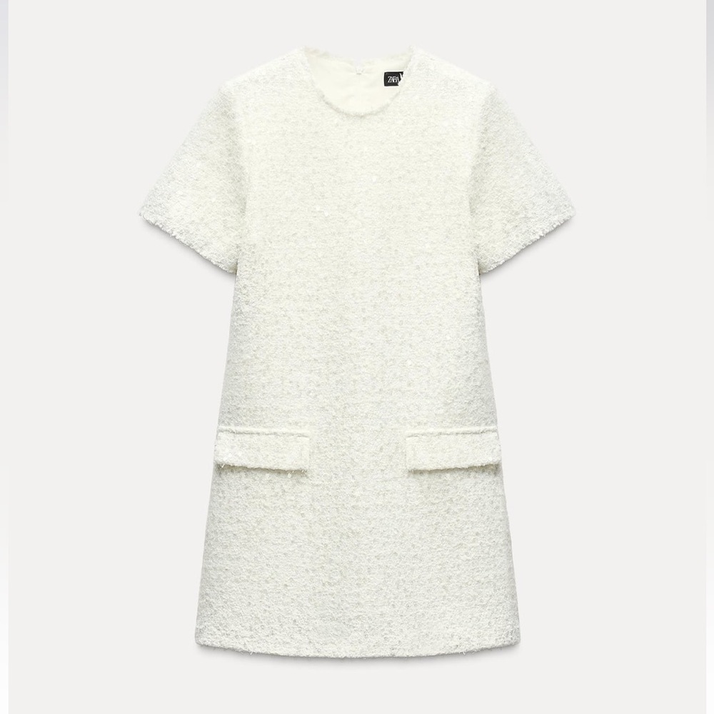 New ZARA Sequin Mini Dress - Picture 5 of 8